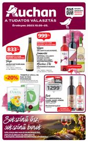 Auchan katalógus | Auchan hipermarket bor ajánlatok | 2023. 10. 05. - 2023. 10. 25.