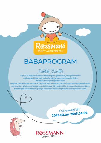 Rossmann katalógus, Szeged | Rossmann Baba | 2023. 03. 03. - 2023. 04. 02.