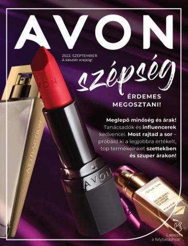Gyógyszertárak és szépség kínálatok, Érd | katalogus Avon a AVON | 2022. 09. 01. - 2022. 09. 30.