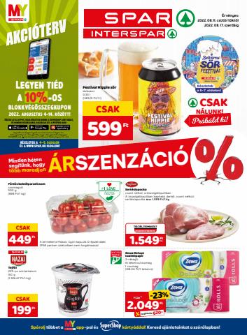 Hiper-Szupermarketek kínálatok, Debrecen | Spar akciós újság a Spar | 2022. 08. 11. - 2022. 08. 17.