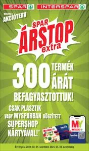 Spar katalógus, Budapest | SPAR Árstop extra | 2023. 02. 01. - 2023. 04. 08.