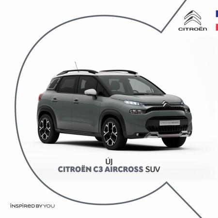 Autók, motorkerékpárok és alkatrészek kínálatok, Debrecen | C3 AIRCROSS a Citroën | 2022. 12. 07. - 2022. 12. 10.
