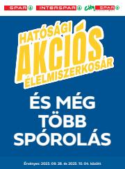 Interspar katalógus, Szeged | Interspar Hatósági akciós élelmiszerkosár | 2023. 09. 22. - 2023. 10. 04.