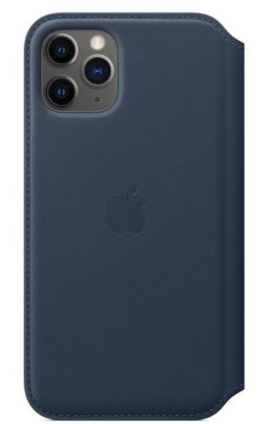 Apple Bőr tok iPhone 11 Pro-hoz Mélytenger kék (MY1L2ZM/A) kínálat, 35799 Ft