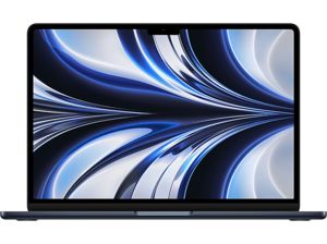 APPLE MacBook Air 2022 13,6" Liquid Retina éjfekete Apple M2(8C/8C)/8GB/256GB (mly33mg/a) kínálat, 547998 Ft a Media Markt -ben