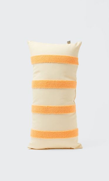 Striped teddy cushion kínálat, 5995 Ft