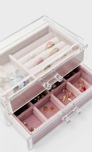 Large velvet jewellery box with drawer kínálat, 4795 Ft a Stradivarius -ben