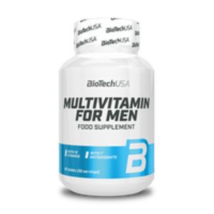 Multivitamin for Men étrend-kiegészítő - 60 db tabletta kínálat, 6290 Ft a BioTech USA -ben