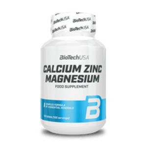 Calcium Zinc Magnesium - 100 tabletta kínálat, 3190 Ft a BioTech USA -ben