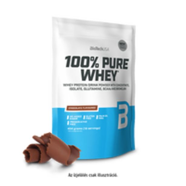 100% Pure Whey tejsavó fehérjepor - 454 g kínálat, 5490 Ft a BioTech USA -ben