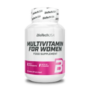 Multivitamin For Women tabletta - 60 db tabletta kínálat, 6290 Ft a BioTech USA -ben