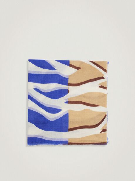 Animal Print Blanket Scarf, Blue kínálat, 7995 Ft a Parfois -ben