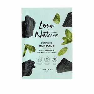 Love Nature tisztító hajradír faszénnel és organikus borsmentával kínálat, 649 Ft a Oriflame -ben