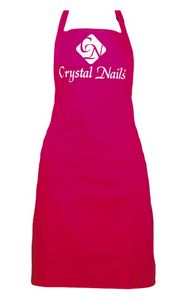 Crystal Nails lonc kötény - fehér logóval kínálat, 3951 Ft a Crystal Nails -ben