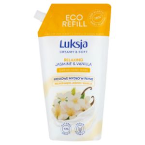 Luksja Creamy & Soft folyékony szappan relaxáló jázminnal és vaníliával 900 ml kínálat, 990 Ft a Eco Family -ben