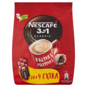 Nescafé 3in1 Classic azonnal oldódó kávéspecialitás 24 x 17 g (408 g) kínálat, 18901590 Ft a Eco Family -ben