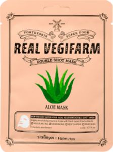 Super Food Real Vegifarm arcmaszk szövet aloe vera kivonattal kínálat, 299 Ft a DM -ben